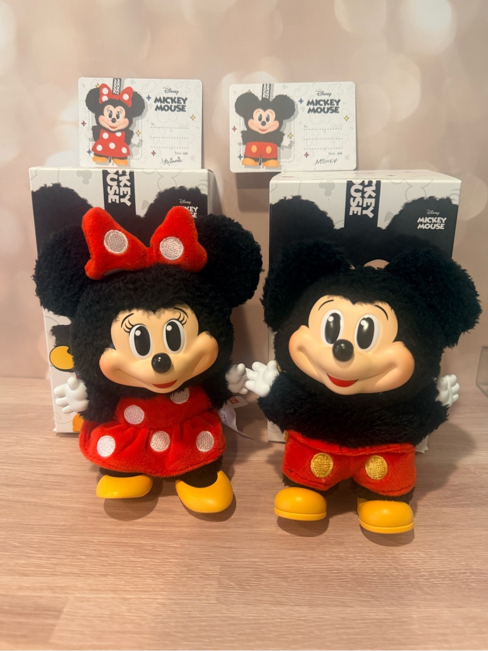 Disney Mickey & Minnie Plush Toy Pair - Red & Black Kids plush
